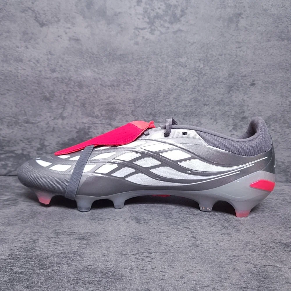 ADIDAS Predator Pro Tongue FG Football Soccer Cleats Mens 11 Womens 12 Grey